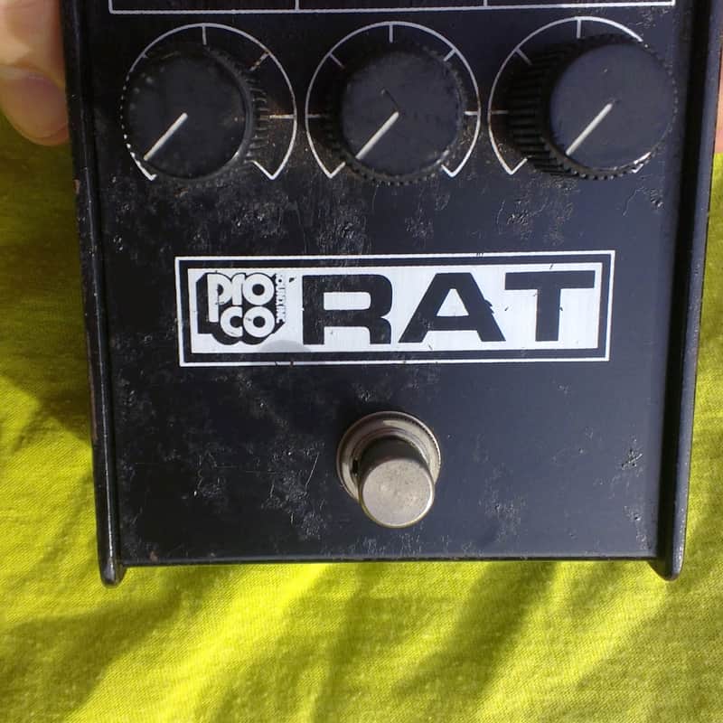 1986 ProCo Small Box RAT Black with White Lettering
