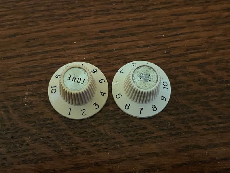 1960s set Fender Jazzmaster guitar knobs image 1