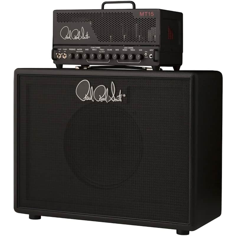PRS MT 15 V1 Mark Tremonti Signature 2-Channel 15-Watt 1x12" Guitar Amp Half Stack image 1