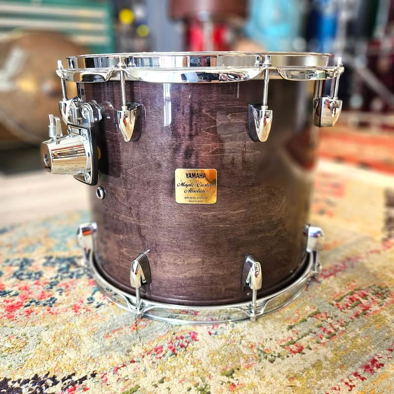 Yamaha 14x12" Maple Custom Absolute Rack Tom - Plum 1988 image 1