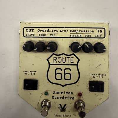 Visual Sound Route 66 V1 Overdrive Compressor Guitar Effect Pedal image 2