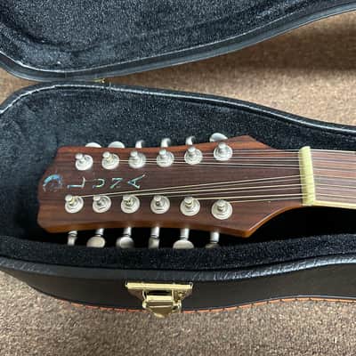 LUNA Muse Grand Auditorium Cutaway acoustic electric 12-String GUITAR w/ Hard Case image 3
