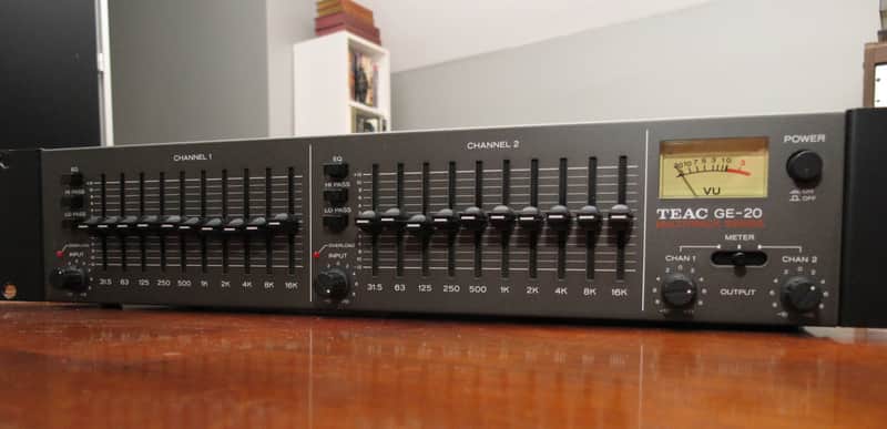 Teac GE-20 Stereo 10 Band Graphic Equalizer | Reverb