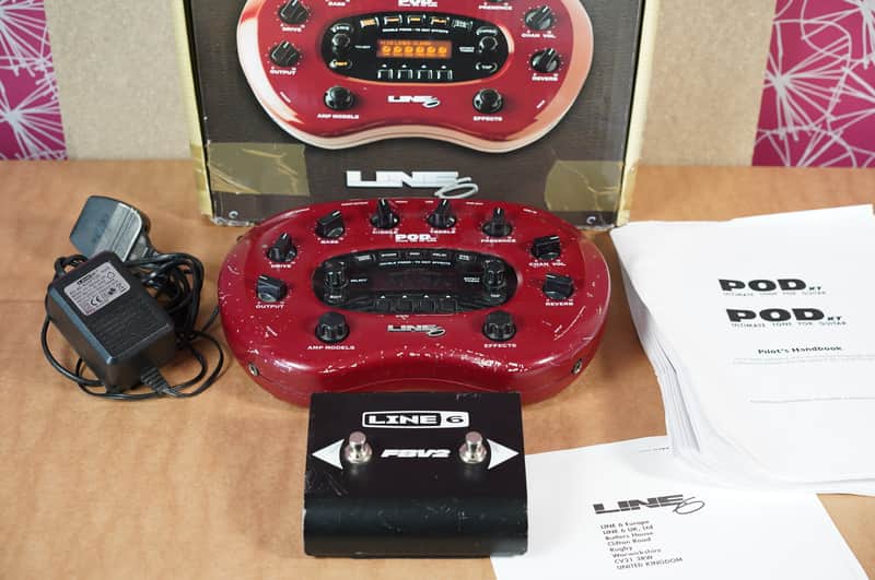 Line 6 Pod XT Bean + Line 6 FBV2 + Printed Manual + Original Box image 1