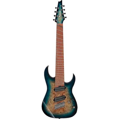 Ibanez RGMS8PB Multi Scale 8 String Electric Guitar - Cosmic Blue Starburst image 5
