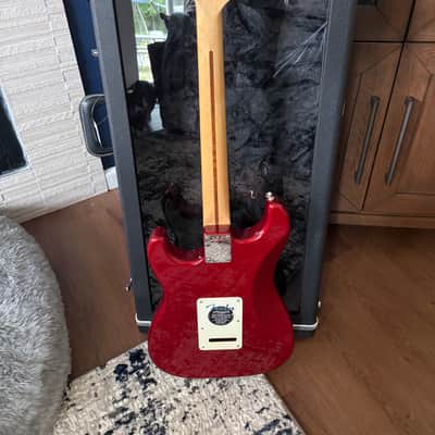Fender FSR Red Sparkle Strat HSS 2004 - Satin Polyurethane - MIM image 2