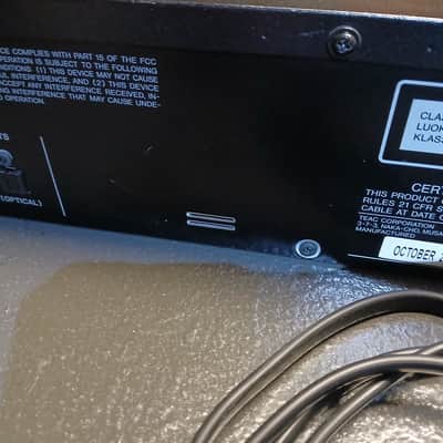 TASCAM CD-160 MkII 2008 - Black image 9