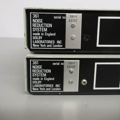 Dolby A-Type Model 361 Noise Reduction Dual Unit image 6