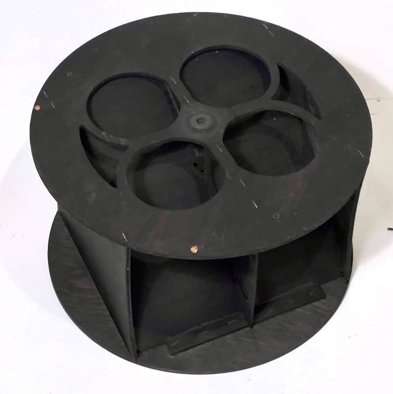 Leslie Wood Lower Bass Rotor Drum Assembly for 122 147 145 and others 1970s - black image 1