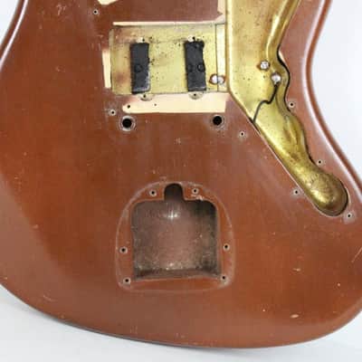 1963 Vintage Fender Jazzmaster BODY ~Lightweight 4.5lbs~ Killer RELIC Brown Refin USA 1960s Pre-CBS L-Series image 3