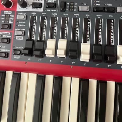 Nord Electro 6D SW73 Semi-Weighted 73-Key Digital Piano 2018 - 2022 - Red image 4