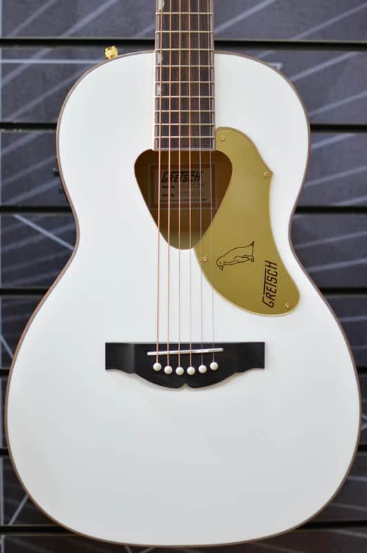 Gretsch G5021WPE Rancher Penguin Parlour, White Electro Acoustic Guitar image 1
