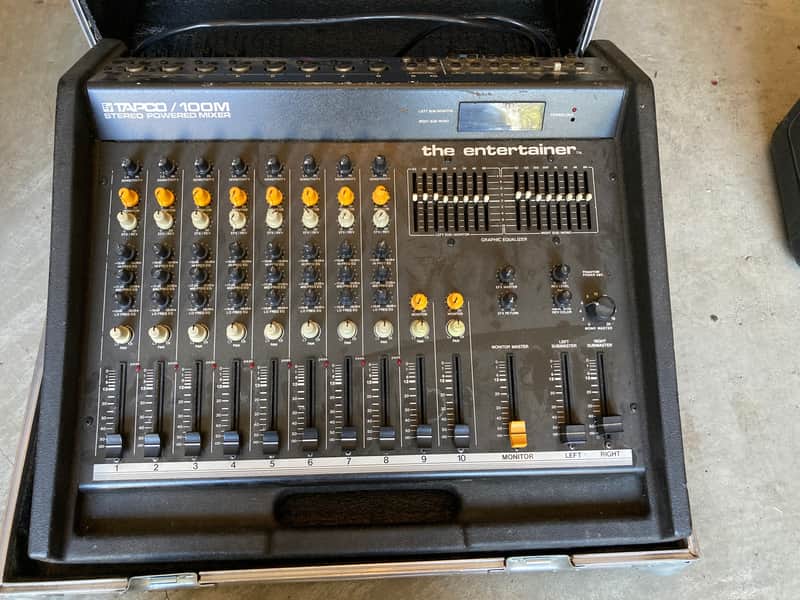 EV Tapco 100M "The Entertainer" 10 Channel Powered Mixer image 1
