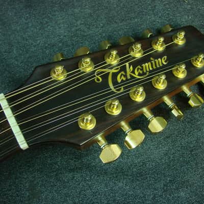 Takamine EAN40C-12 Solid Top Acoustic Electric 12-String Guitar Made In Japan image 7