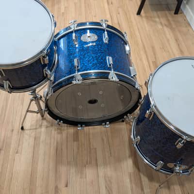Rogers Dayton Era "Holiday" Drum Set 1967 - Blue Onyx image 6