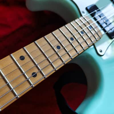 Fender Noventa Stratocaster Surf Green - immaculate image 12