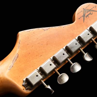 FENDER USA Custom Shop 56 Reissue Stratocaster LTD Super Heavy Relic " Ivory White + Maple" (2023) image 14
