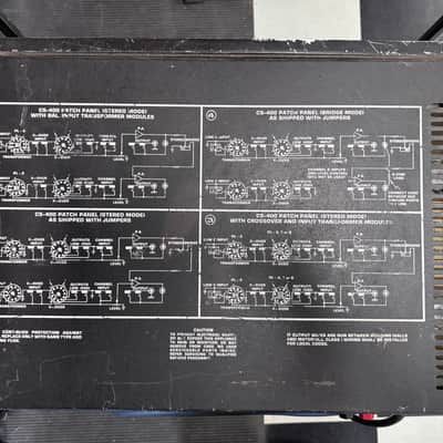 Peavey Peavey CS-400 Power Amplifier 1970s - Black image 3