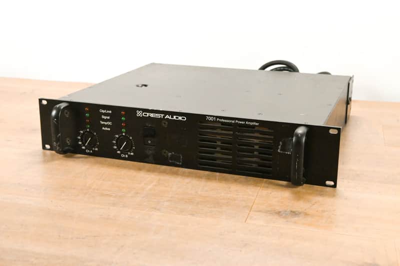 Crest Audio 7001 2-Channel Power Amplifier CG011TB image 1