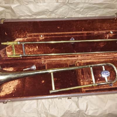 Olds Ambassador Trombone, USA, Brass with Case and Mouthpiece image 4