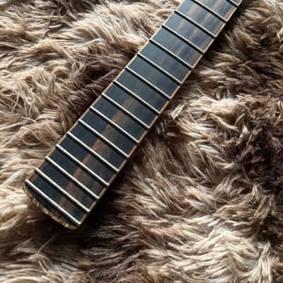 2019 Fender Limited Edition American Acoustasonic Telecaster Exotic Ziricote Series Neck image 2
