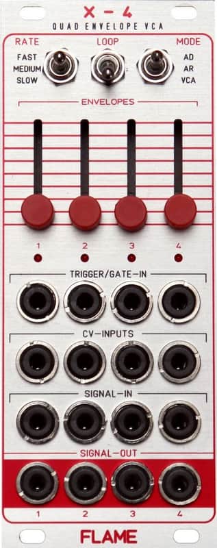 FLAME X-4 QUAD ENVELOPE VCA : BRAND NEW :  [DETROIT MODULAR] image 1