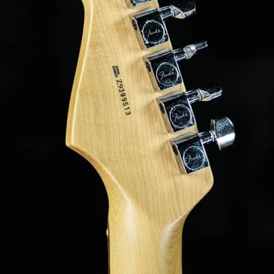 2009 Fender FSR American Standard Stratocaster with Matching Headstock surf green image 10