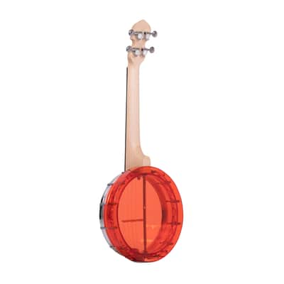 Gold Tone Little Gem: See-Through Banjo-Ukuleles with Gig Bag (Ruby) image 9
