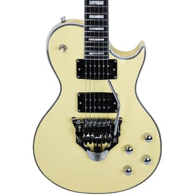 Sawtooth Heritage H70C Guitar, Floyd Rose FRX, Ebony Fretboard, Antique White image 1