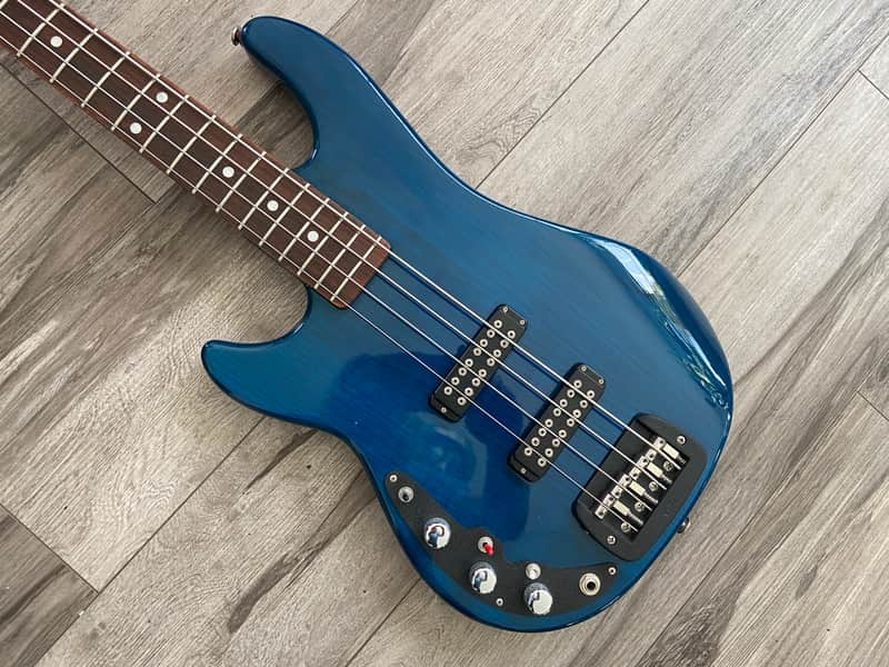 G&L El Toro Bass, Lefty, OHSC, Likely NOS 1991 - Blue image 1