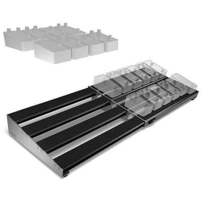D'Addario PW-XPNDPB-02 XPND 2 Expandable Pedalboard – Large 4-Rail Guitar Effects Pedal Board image 2