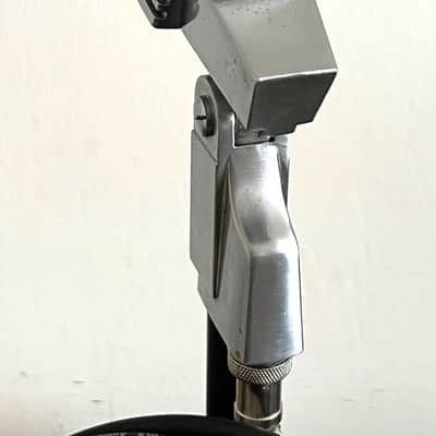 Rare 1960's TEISCO DM-306 Dynamic Microphone, working, w/stand and cable image 6