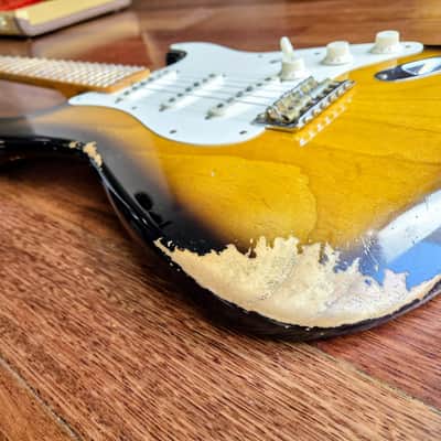 Fender 1957 Custom Shop Stratocaster 2022 Heavy Relic, Brownie vibe image 12