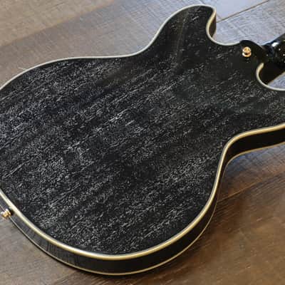 2021 D’Angelico Excel Mini DC Semi-Hollow Electric Guitar Black Dog + OHSC image 12