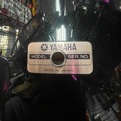 Yamaha Tour Custom 4-piece Shell Pack - Black Lacquer 1980's image 2