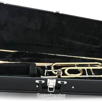 C.G. Conn 52H Intermediate Trombone - F Attachment - Rose Brass Bell - Clear Lacquer (CONN52Hd1) image 4