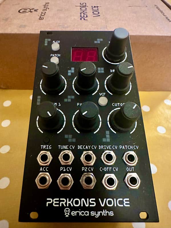 Erica Synths PERKONS VOICE EURORACK DRUM MODULE image 1