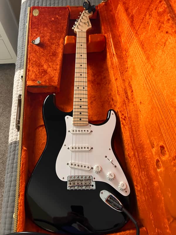 Fender Eric Clapton Artist Series Stratocaster with Vintage Noiseless Pickups 2001 - Present - Black image 1