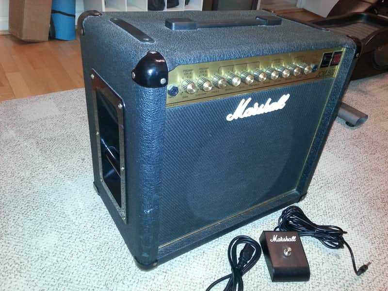 Marshall JCM 900 Model 4101 100-Watt Hi Gain Dual Reverb 1x12 Combo 1990s - Black image 1