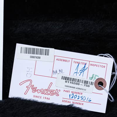Fender Thurston Moore Artist Series Signature Jazzmaster 2014 - Forest Green Transparent image 15