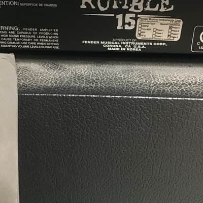 Fender Rumble 15 15-Watt 1x8" Bass Combo 2000s - Black image 5
