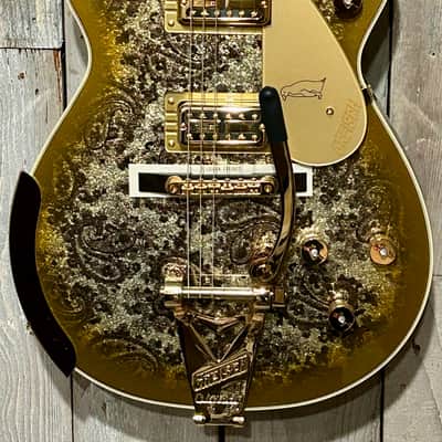 Gretsch G6134TG Limited Edition Paisley Penguin Gold Paisley Burst, Help Support Small Business & Buy it Here ! image 4