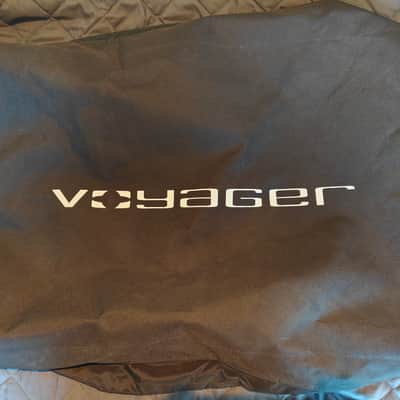 Moog Minimoog Voyager Select Series 44-Key Monophonic Synthesizer - Solar Cherry, with rare gold cutoff knob, and dust cover. image 7