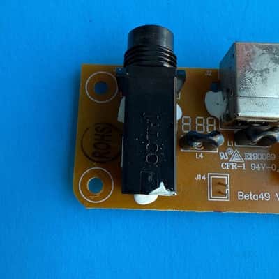 Nektar Impact LX49+ MIDI Keyboard Part: AC USB Input Circuit Board PCB image 8