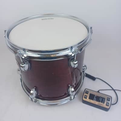 Premier 9x10" Rosewood XPK Tom Drum Vintage 90s Made In England 7Ply Birch Shell image 12