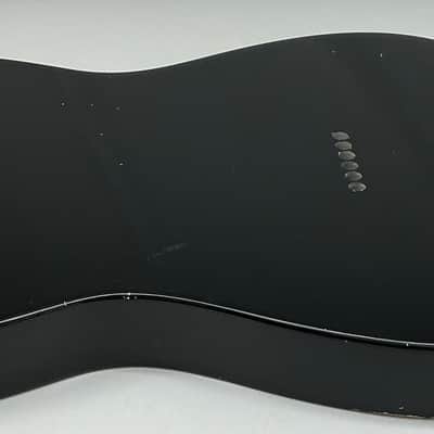 4lbs 10oz BloomDoom Nitro Lacquer Aged Relic Black T-Style Vintage Guitar Body image 9