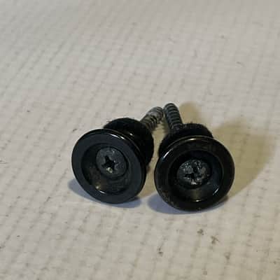 2000's Japan Jackson Dinky Guitar Factory Black Oversize Strap Buttons image 1