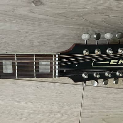 *** Vintage *** Rare *** Eko Ranger XII 12 String *** Pro set up *** Original Hard Case image 5