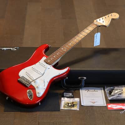 2008 Fender Custom Shop 1966 Stratocaster NOS Electric Guitar Candy Apple Red + COA OHSC image 1