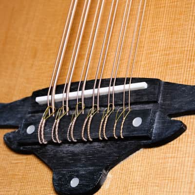 Oscar Schmidt OH52SE Acoustic-Electric Bajo Sexto w/ Gig Bag - Solid Cedar & Macassar Ebony image 8
